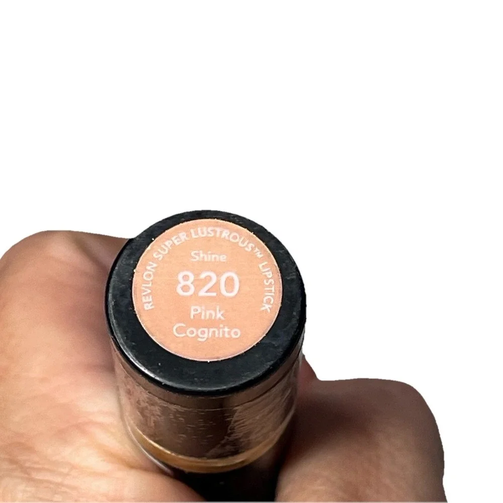 Revlon Super Lustrous Shine Pink Cognito Lipstick 820 Moisturizing Elegant New